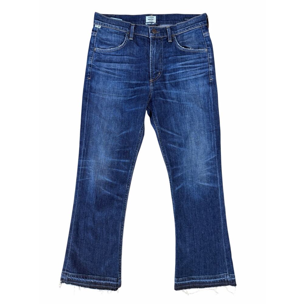 Citizens of Humanity Drew Crop Flare Jeans High Rise SZ 27 Fits like 28/29 Waist - Picture 3 of 15